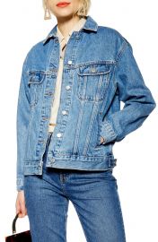 Topshop Oversized Denim Jacket   Nordstrom at Nordstrom